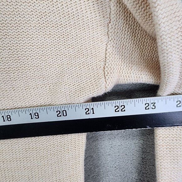 Womens Beige Gap Hooded Sweater 100% Cotton Long Sleeve Size S - Picture 10 of 12